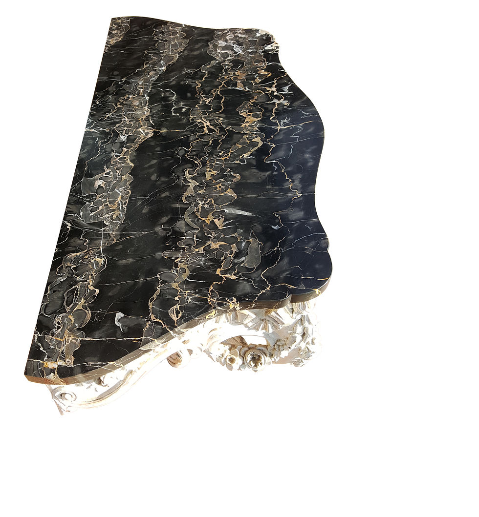 Thumbnail: French Provencal Louis XV style marble table console