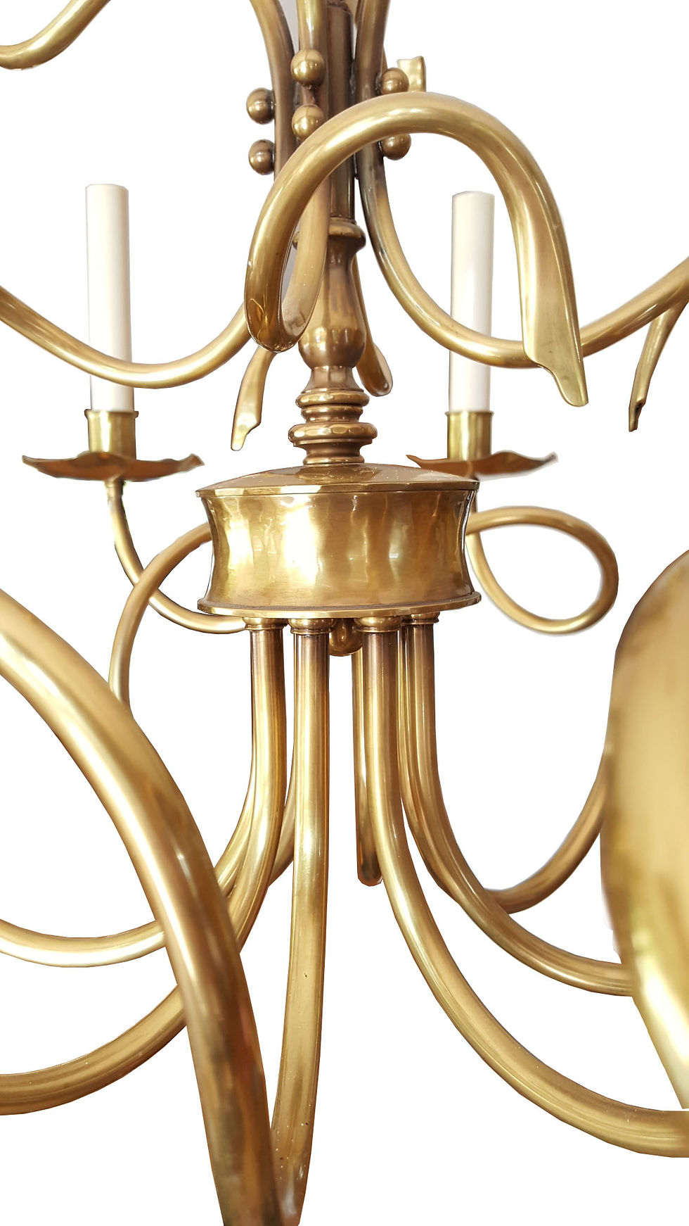 Thumbnail: Grag studio Californian handcrafted brass chandelier Scandinavian design