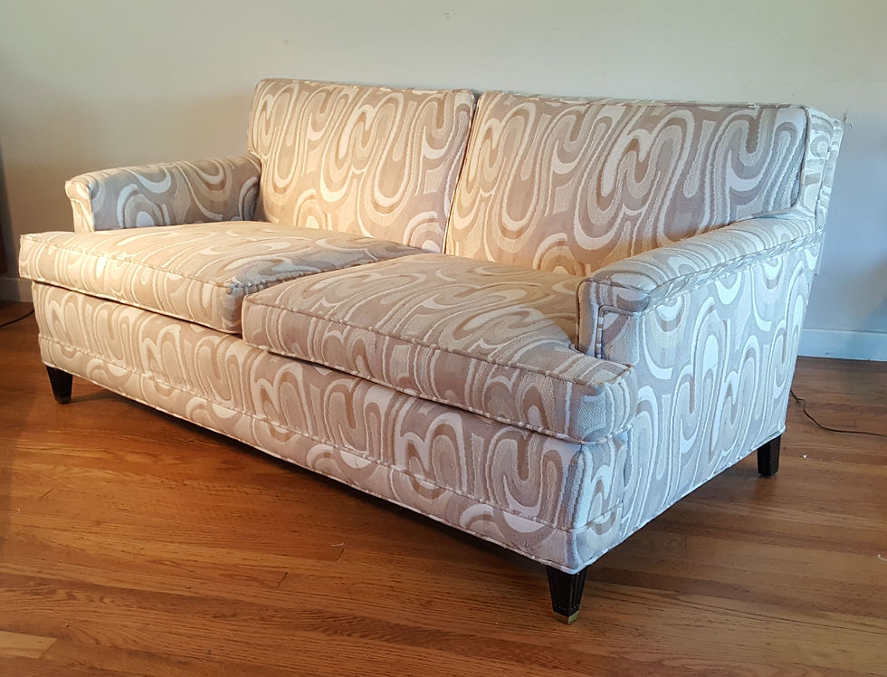 Thumbnail: 1940s Maison Jansen-Style Neutral Sofa