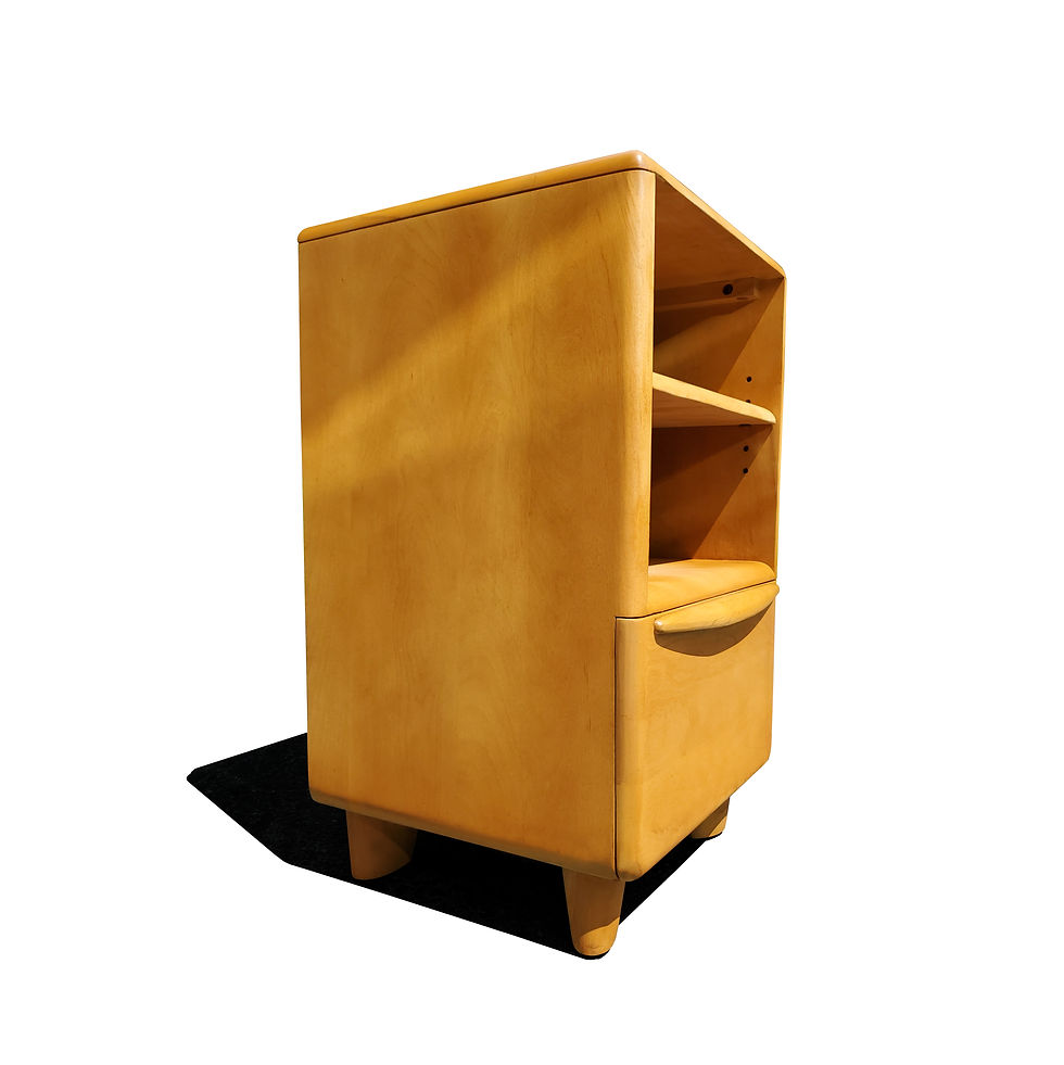 Thumbnail: A pair of mid-century modern - vintage nightstands -  by Heywood Wakefield