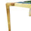 Thumbnail: Mid century modern brass and blue lacquer coffee table