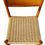 Thumbnail: Scandinavian mid century modern single dining / office teak and rope chair