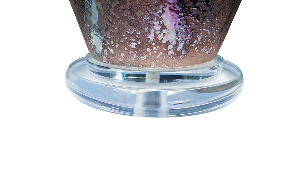 Thumbnail: A Large Contemporary art 1980’s ceramic and Lucite lamp