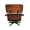 Thumbnail: A Rosewood Mid-century modern Eames lounge chair and ottoman 670 and 671
