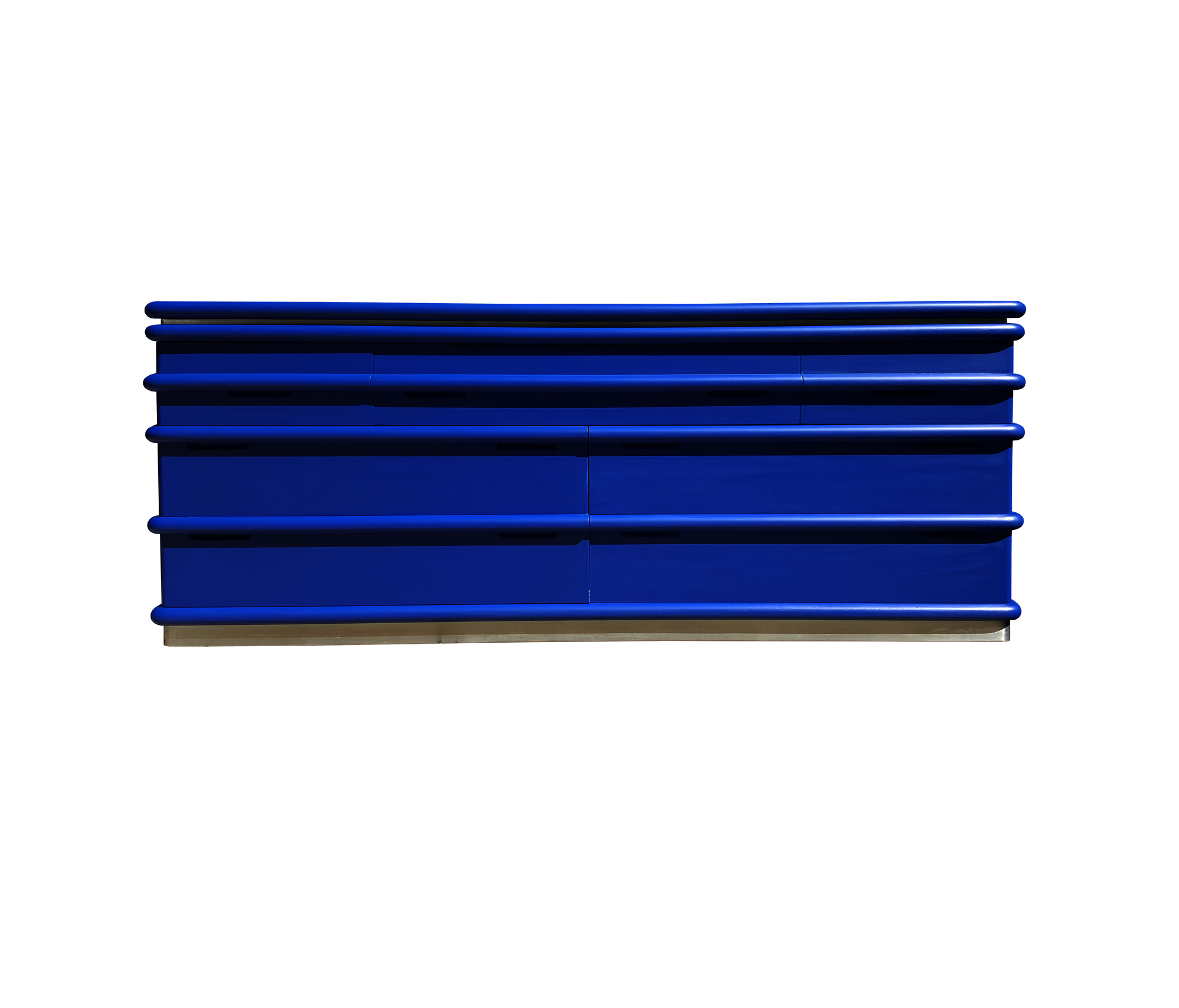 A Postmodern Blue Klein Jay Spectre dresser / credenza