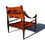Thumbnail: Attributed to Jorge Zalszupin mid-century Brazilian rosewood Safari lounge chair