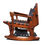 Thumbnail: An Ecuadorian mid-century modern safari rocking chair by Angel Pazmino
