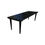 Thumbnail: A mid-century modern black slat bench