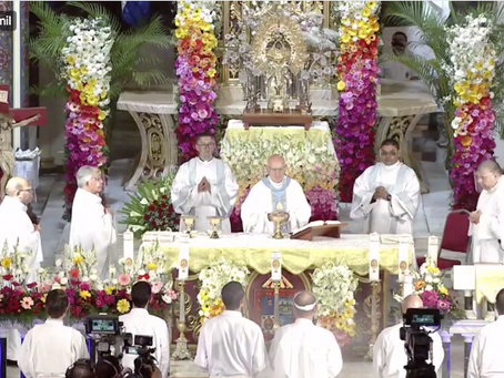 Visten un año más a la Virgen de los Ángeles solo que este año sin fieles.