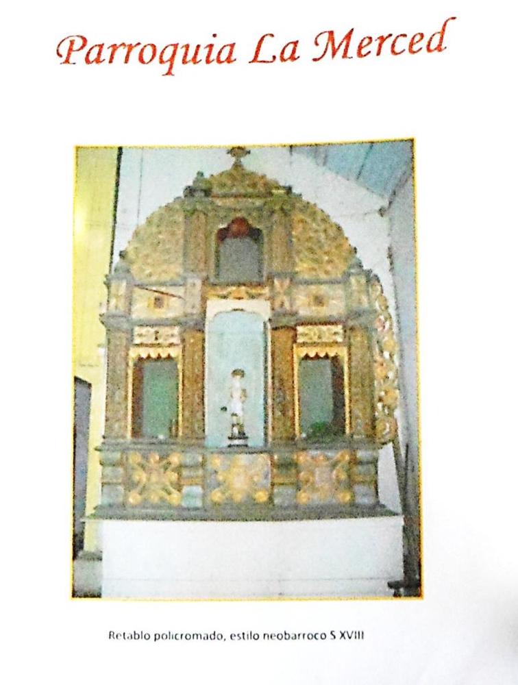Retablo desaparecido. Iglesia la Marced San Jorge