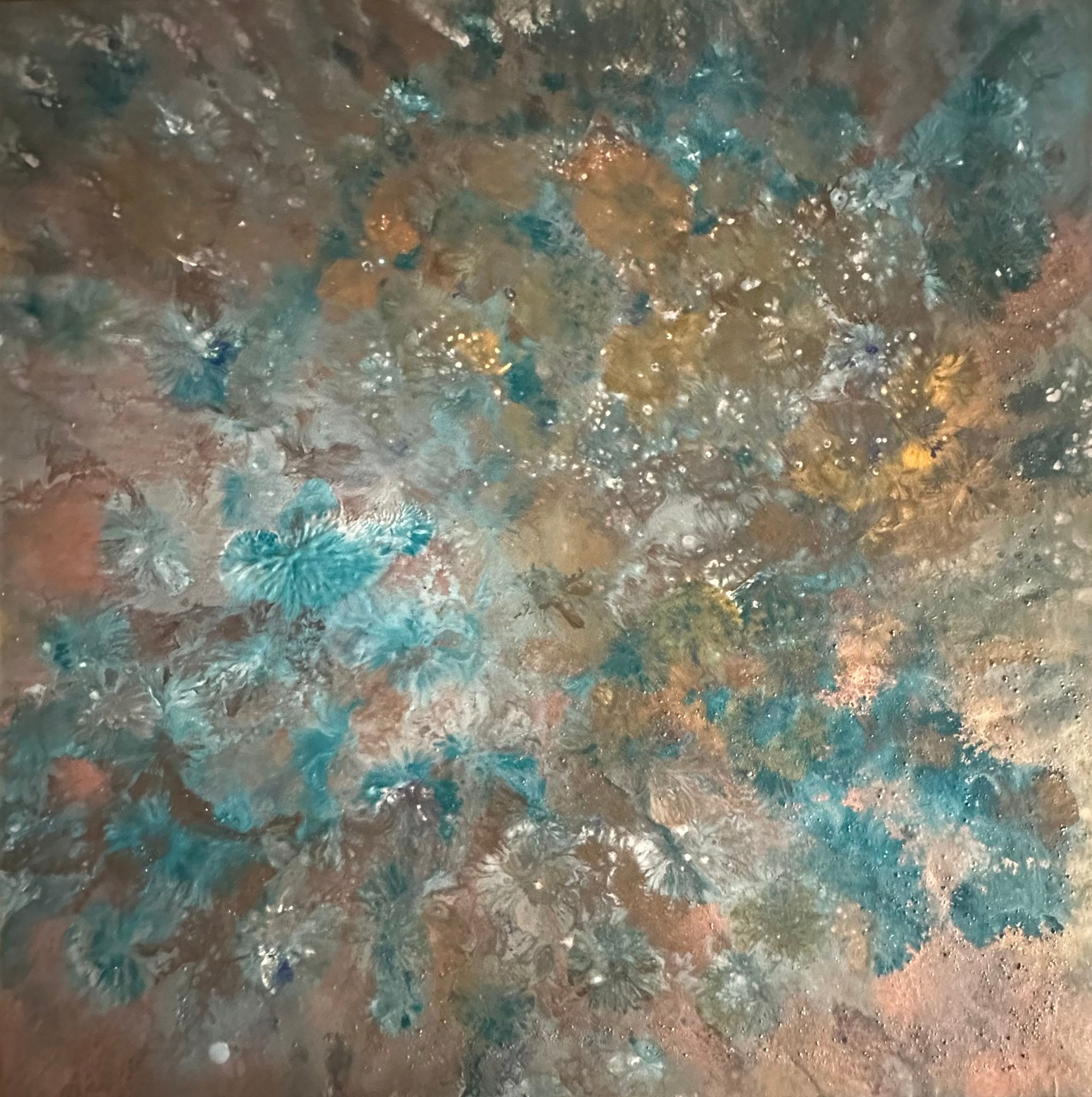 Abstraktes Gemälde von Manuela Hellwig