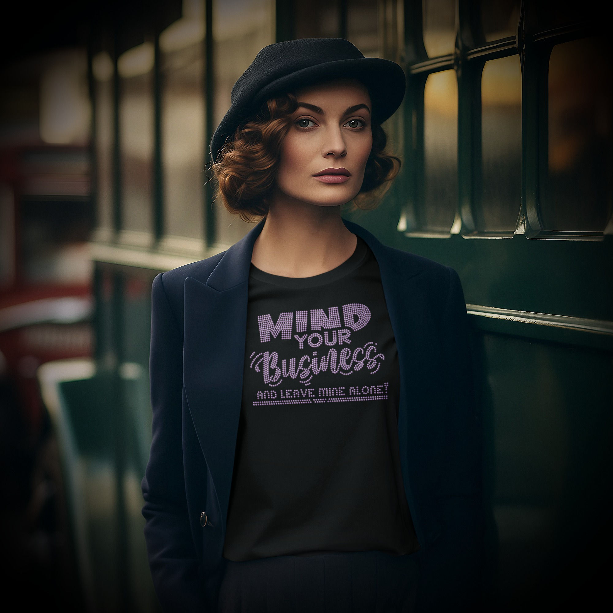 MIND YOUR BUSINESS LEAVE MINE ALONE