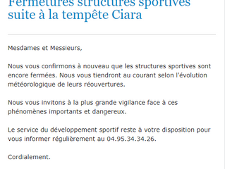 Infos du mardi 12 février 2020
