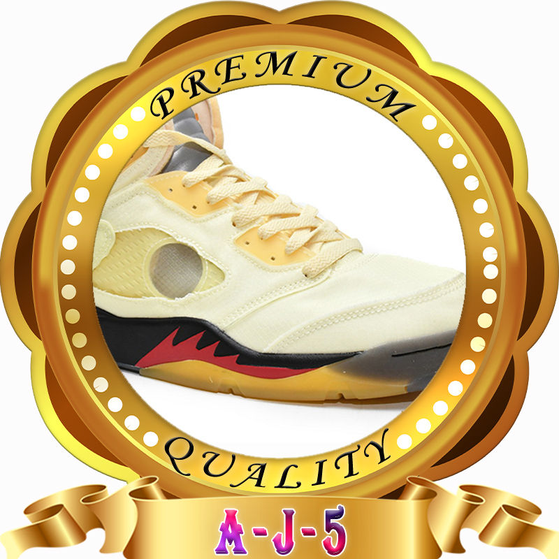 Thumbnail: Premium Quality A-J-5 Retro 5 OG 5s Men Shoes Jordon 5 Basketball Shoes.