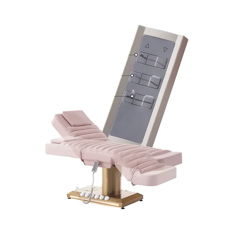 Thumbnail: Multi-Functional PU Leather Beauty Salon Bed