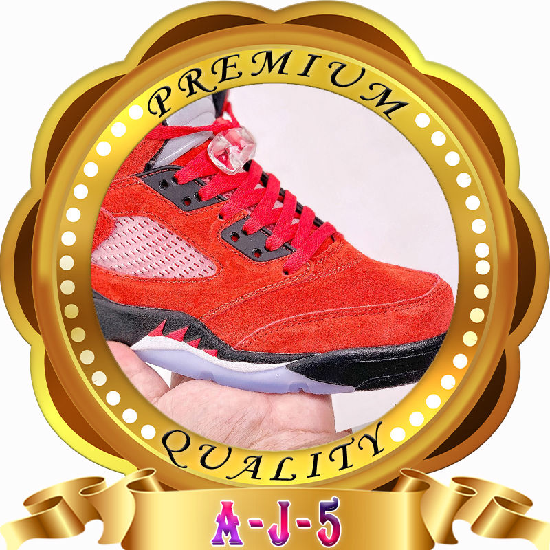 Thumbnail: PREMIUM QUALITY A-J-5 Retro 5 OG 5s Men Shoes Jordon 5 Basketball Shoes
