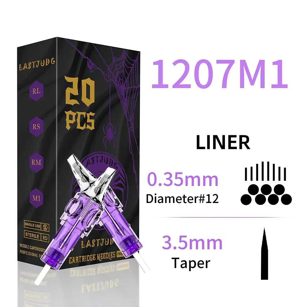 Thumbnail: Tattoo Cartridge Needles 20Pcs LASTJUDG Tattoo Needles