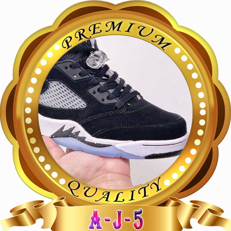 Thumbnail: Premium Quality A-J-5 Retro 5 OG 5s Men Shoes Jordon 5 Basketball Shoes.