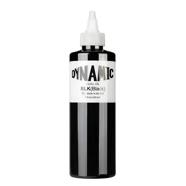 Thumbnail: 8OZ 240ML Black Tattoo Ink Original TBK BLK WD1 Triple Black Ink