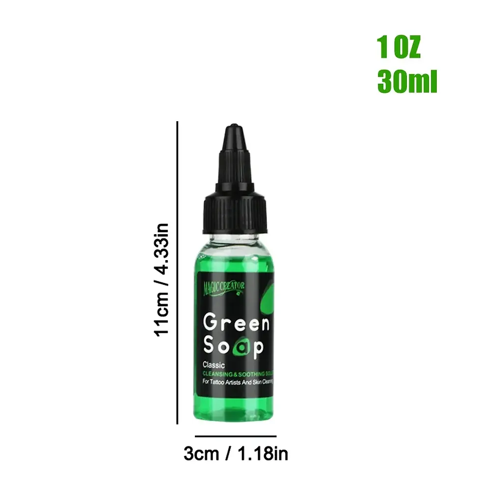 Thumbnail: Tattoo Green Soap and Blue Soap Tattoo & Piercing Cleanser for Tattoo Studios