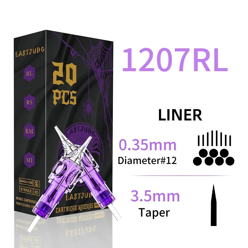 Thumbnail: Tattoo Cartridge Needles 20Pcs LASTJUDG Tattoo Needles