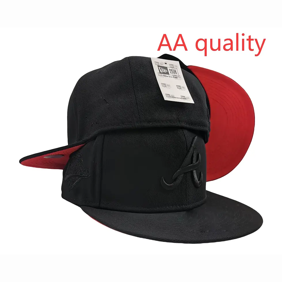 Thumbnail: Baseball Embroidery 6 Panel Fitted Hats Caps