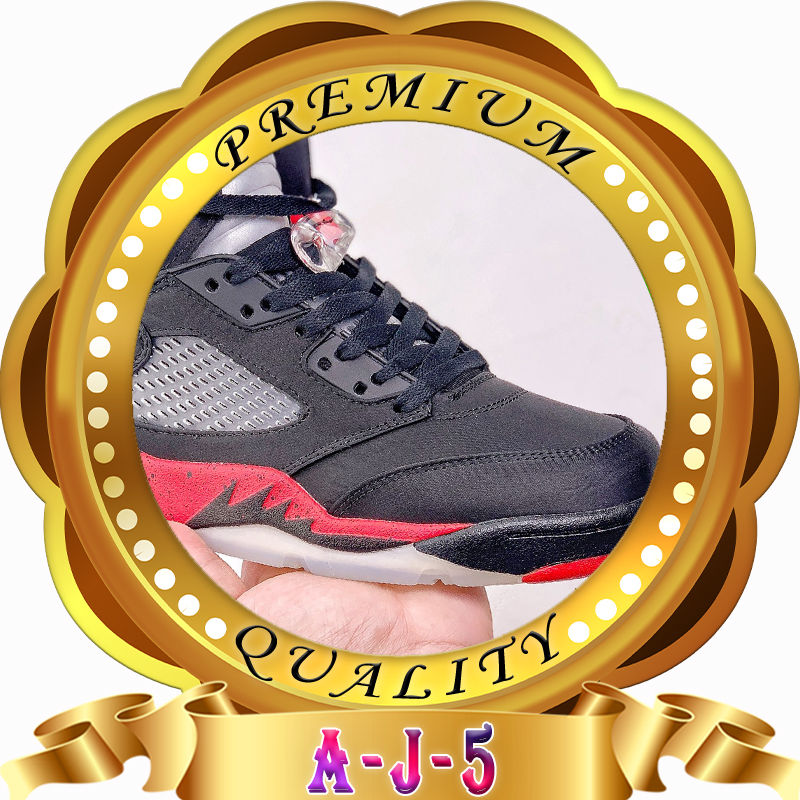 Thumbnail: Premium Quality A-J-5 Retro 5 OG 5s Men Shoes Jordon 5 Basketball Shoes.
