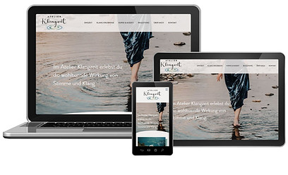 Webdesign Atelier Klangzeit