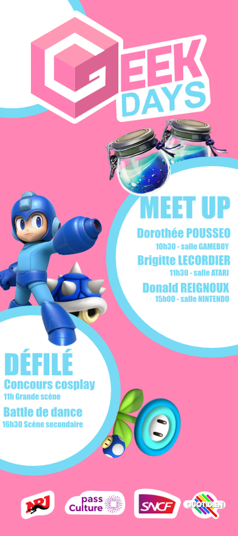 Rollup n°1 modèle rose