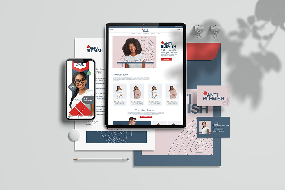 AntiBlemish Brand Stationary Kit