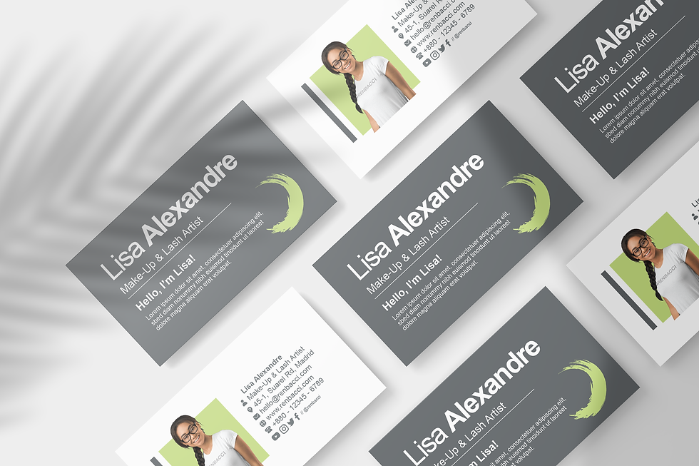 Cocktail Waitress Personal Brand Kit