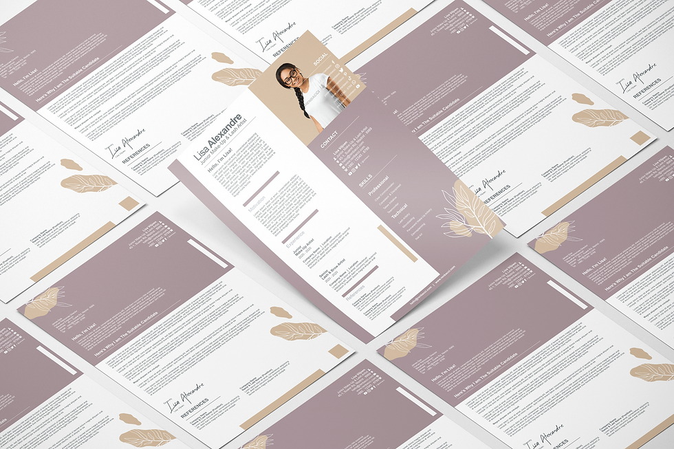 Crimson Beige Personal Brand Kit