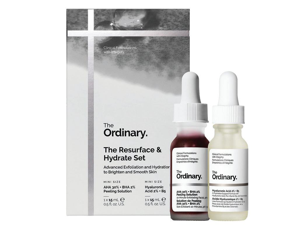 The Ordinary skincare gift set