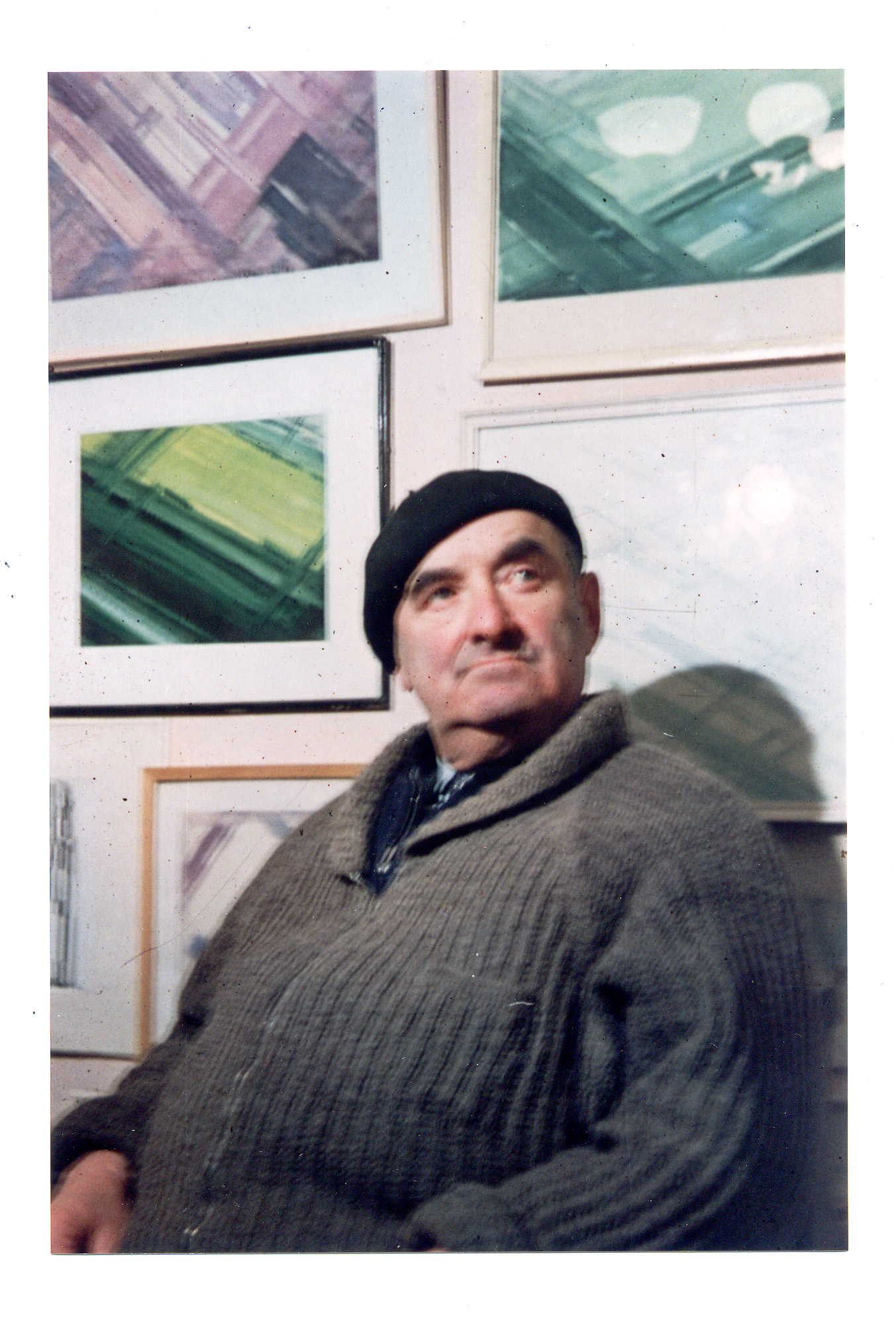 Lazar in his Leningrad apartment 1970s
