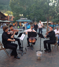 musicians in the park