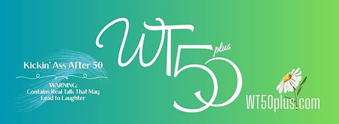 This is the WT50plus logo which is a platform for women over 50