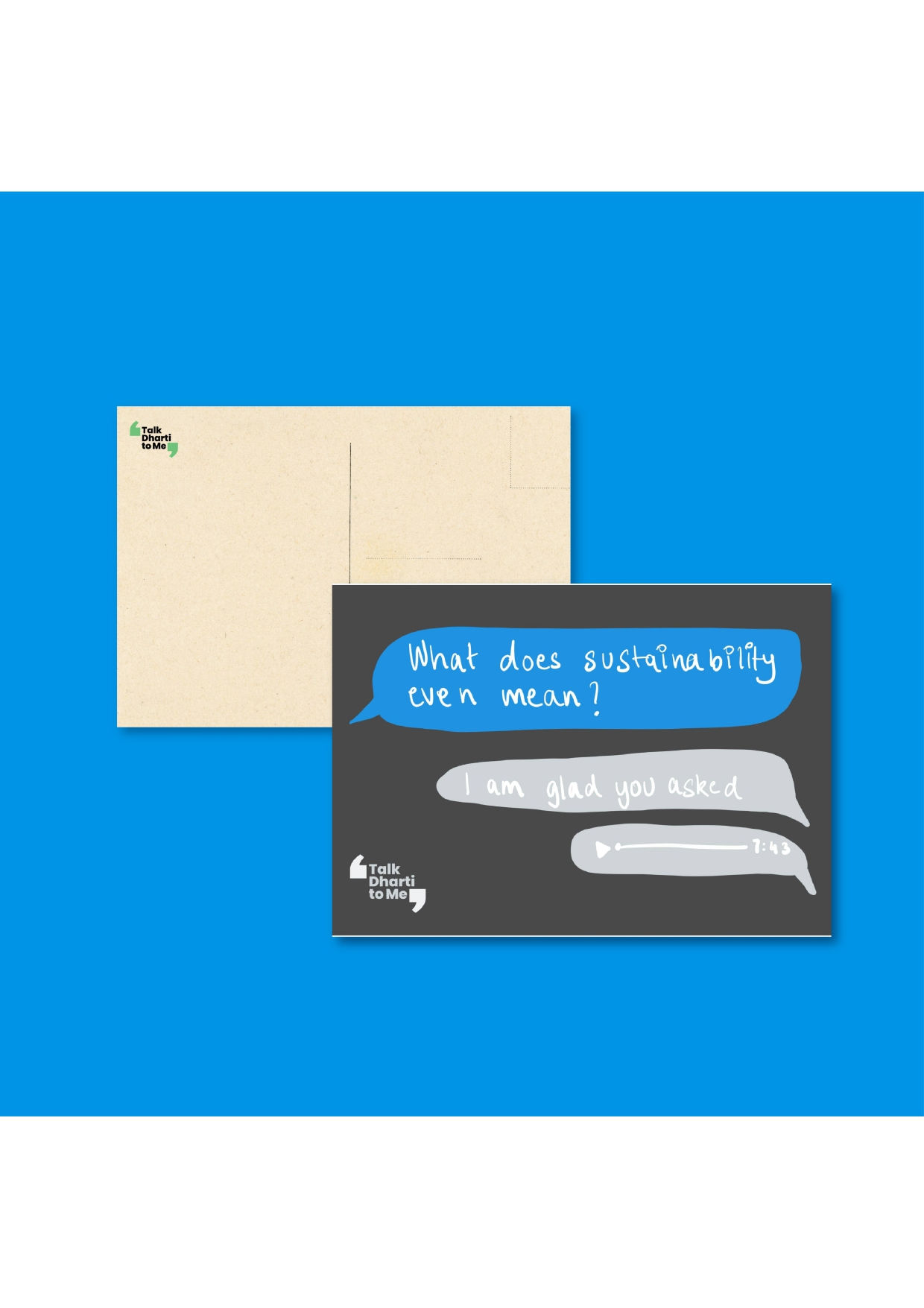 Sustainablity Postcard