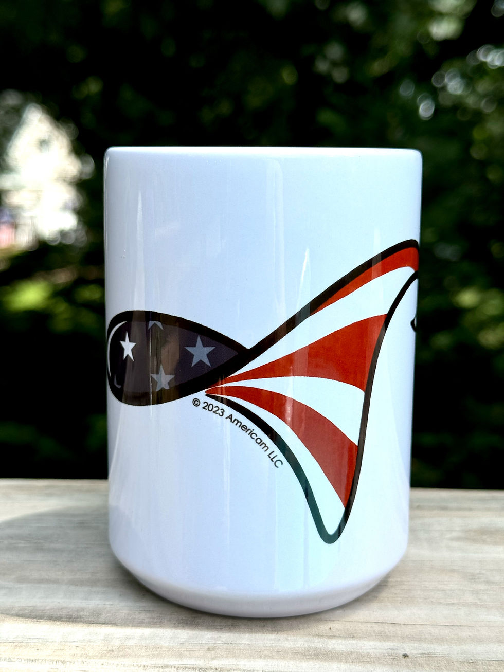 Thumbnail: Americam Wave fish hook coffee mug