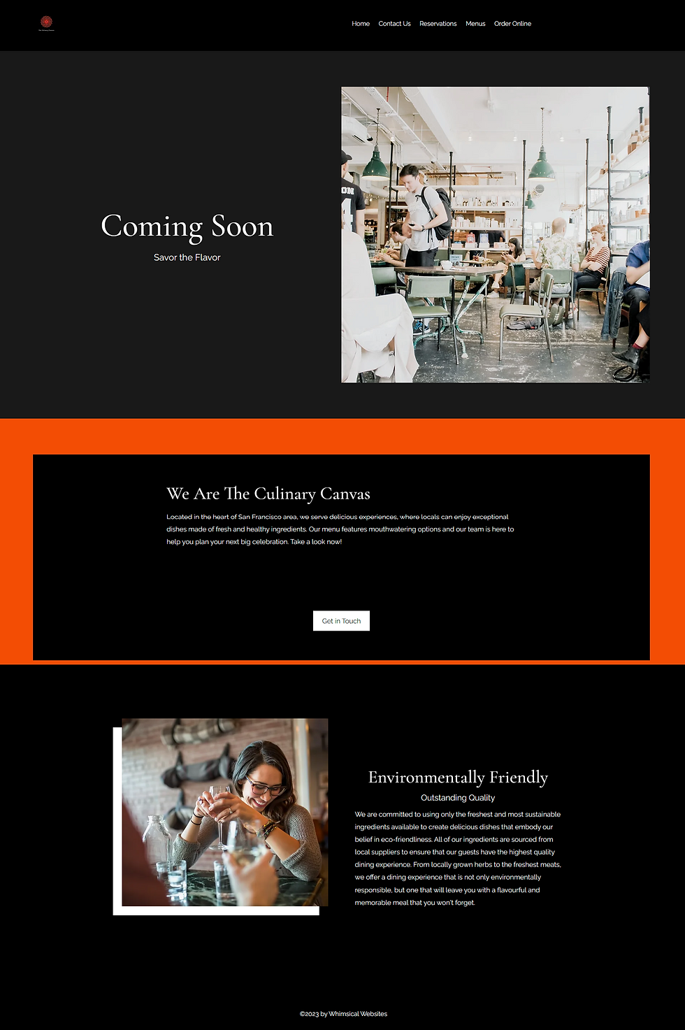 Upcoming Restaurant - Home