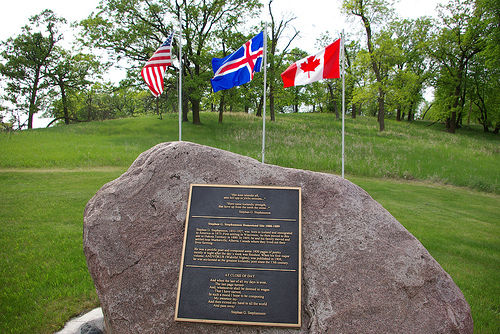 Stephan G Stephansson Monument in Gardar, North Dakota