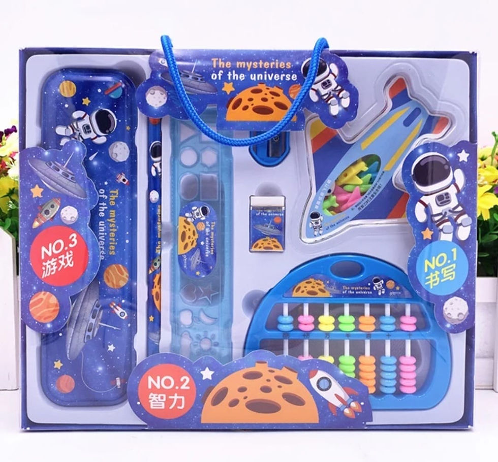 Stationery Set for Kids with Ludo & toy abacus - Return Gifts , birthday gift