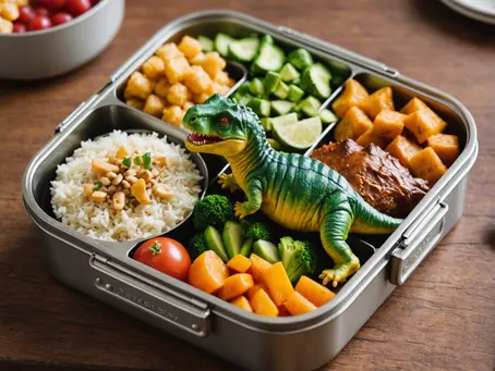 Is the Dinosaur Tiffin Steel Bento Lunch Box the Perfect Solution for Kid's Portion Control and Fun Meals?