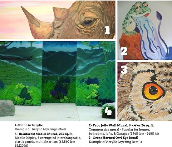Miss Megan's Studio Murals