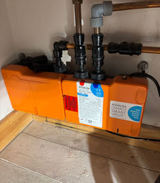 Aqualisa shower installation in Wilmslow by Barton Plumbing and Heating