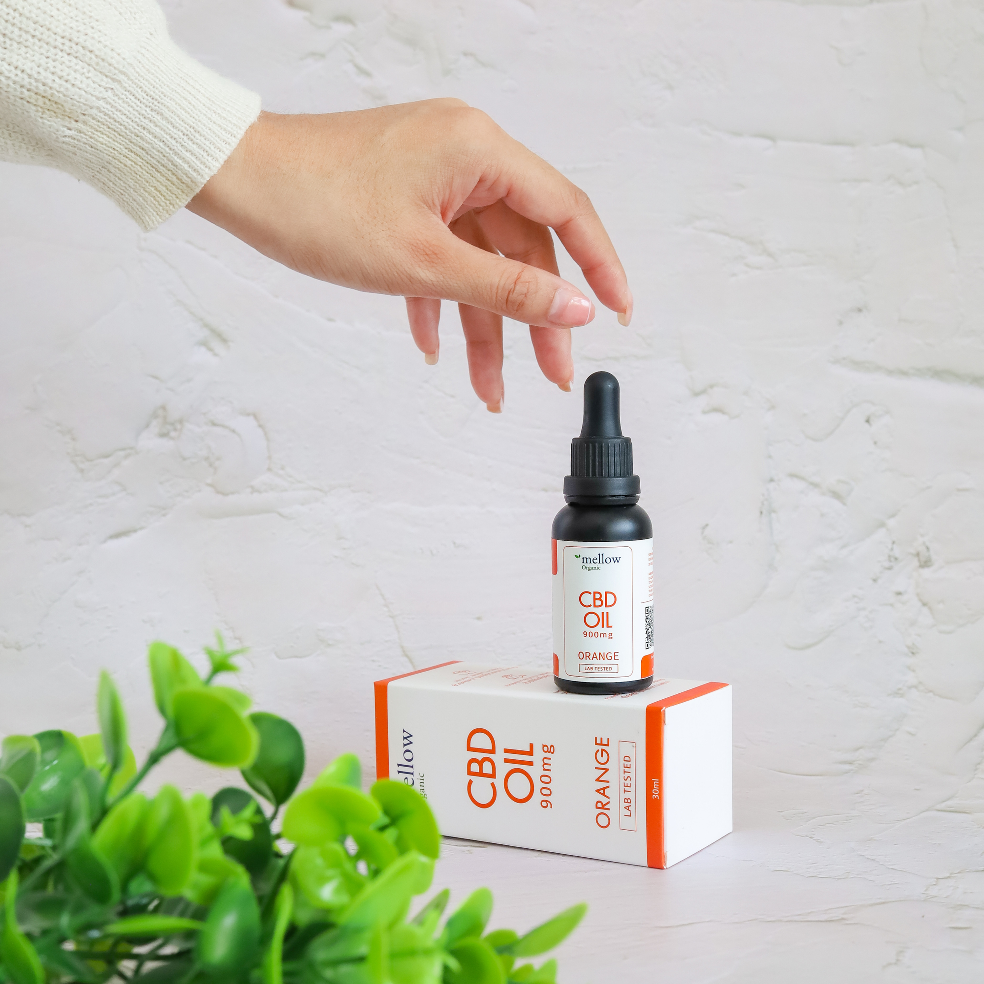 Orange Flavor CBD Oil 900mg CBD