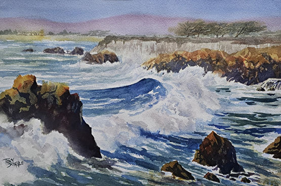 California Seascapes in Watercolor
