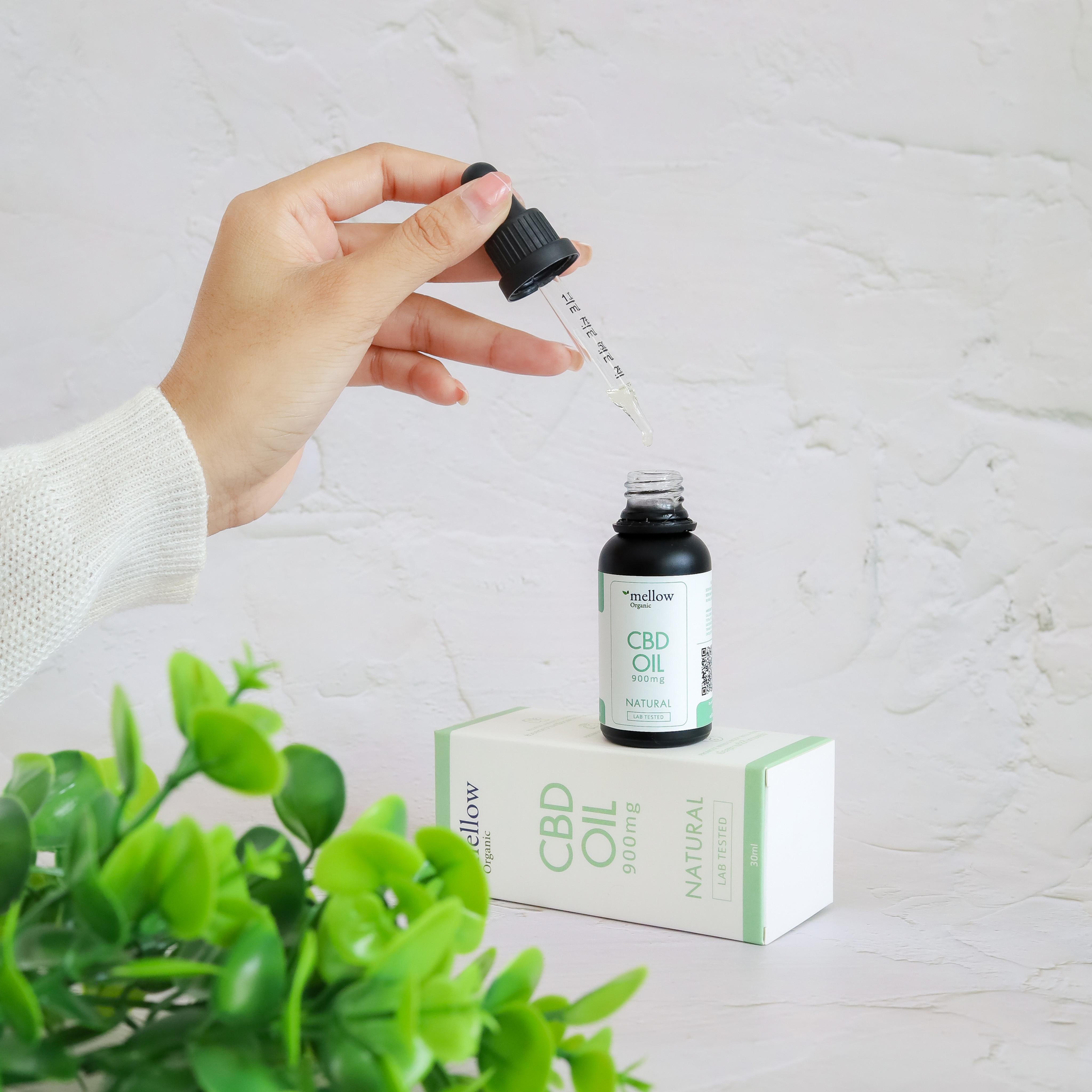Natural Flavor CBD Oil 900mg CBD