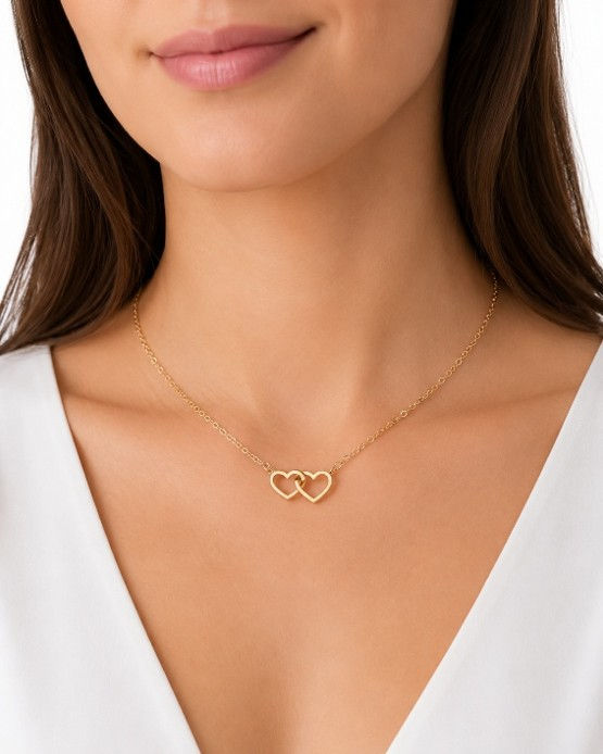 Thumbnail: Interlocking Hearts Necklace