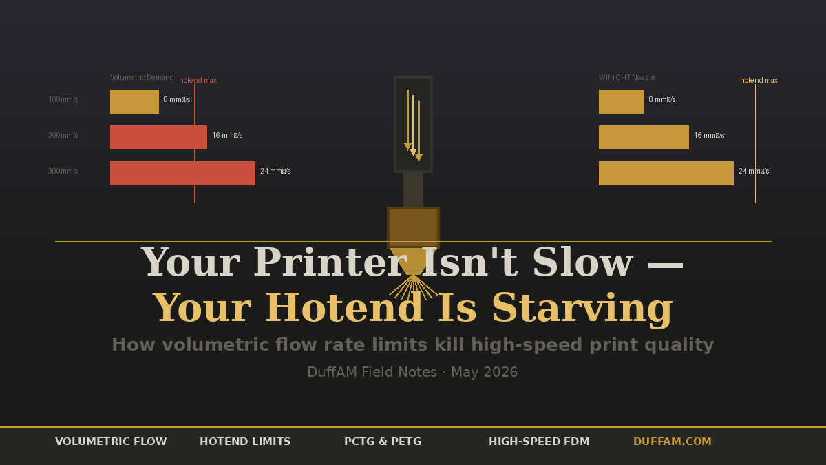Your Printer Isn't Slow — Your Hotend Is Starving