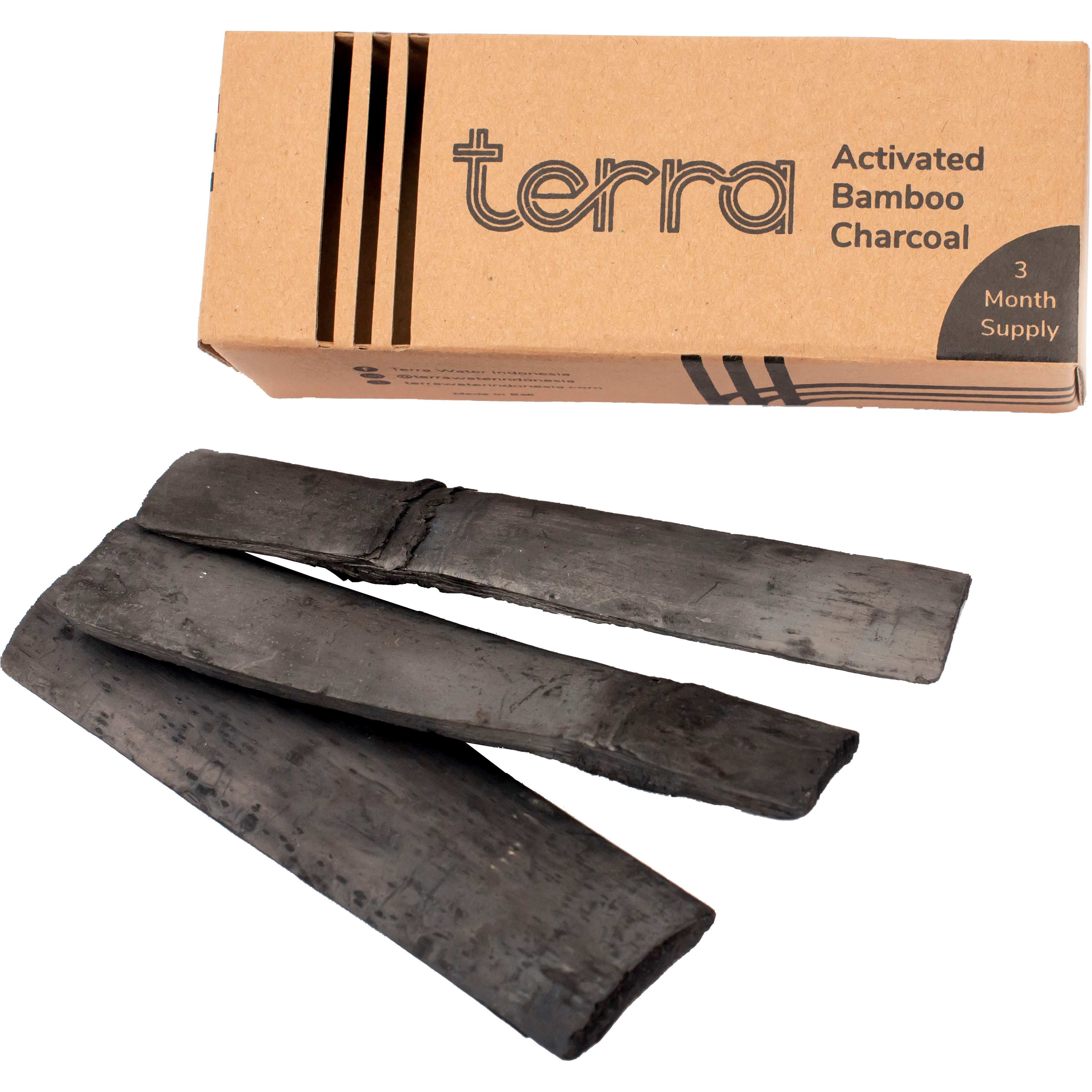 Terra Activated Bamboo Charcoal Sticks